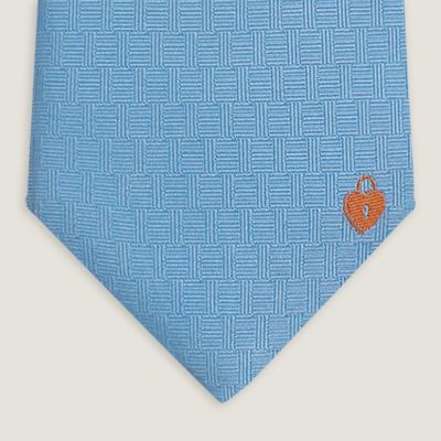 HERMES エルメス ネクタイ ネイビー パソコン フォルダ柄 箱付き